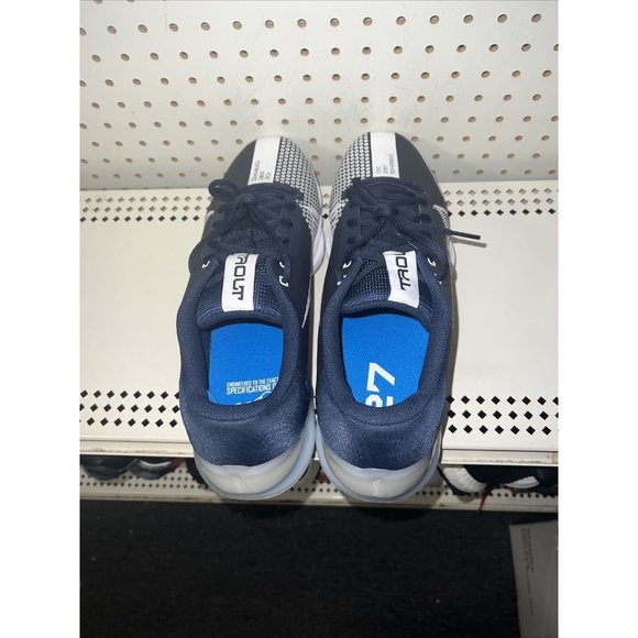 Nike Force Zoom Trout 7 Pro Mens Metal Baseball Cleats Size 13 Navy Blue White - Picture 2 of 8